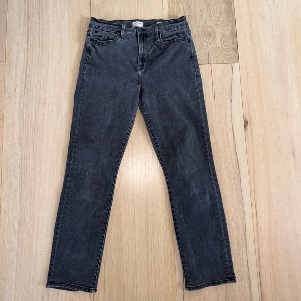Frame Denim Le High Straight Jeans Size 28
